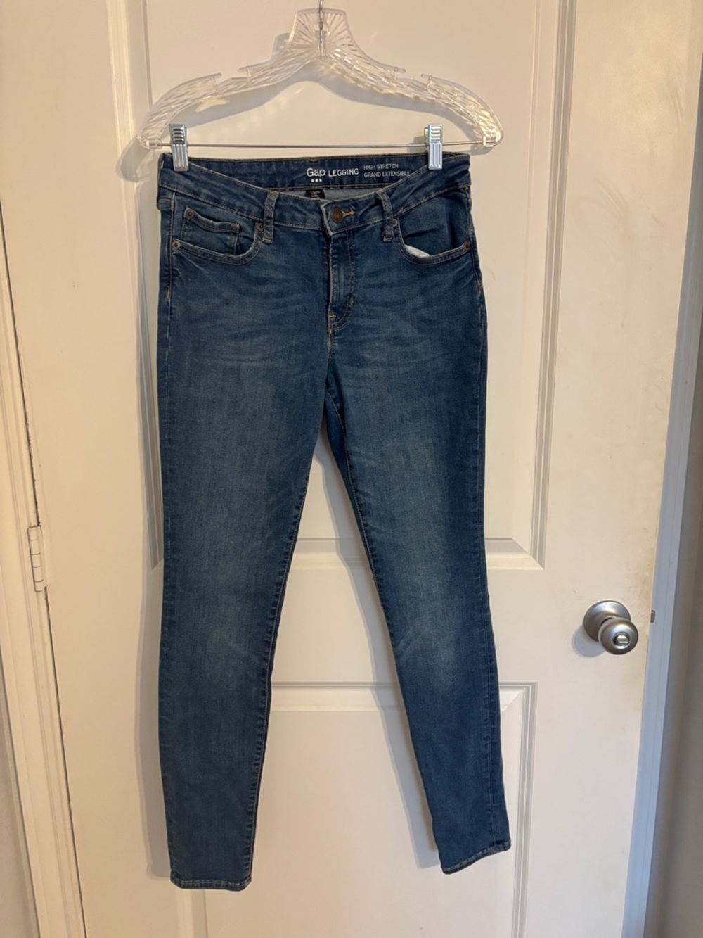 GAP Dark Blue Mid-Rise Jeggings
